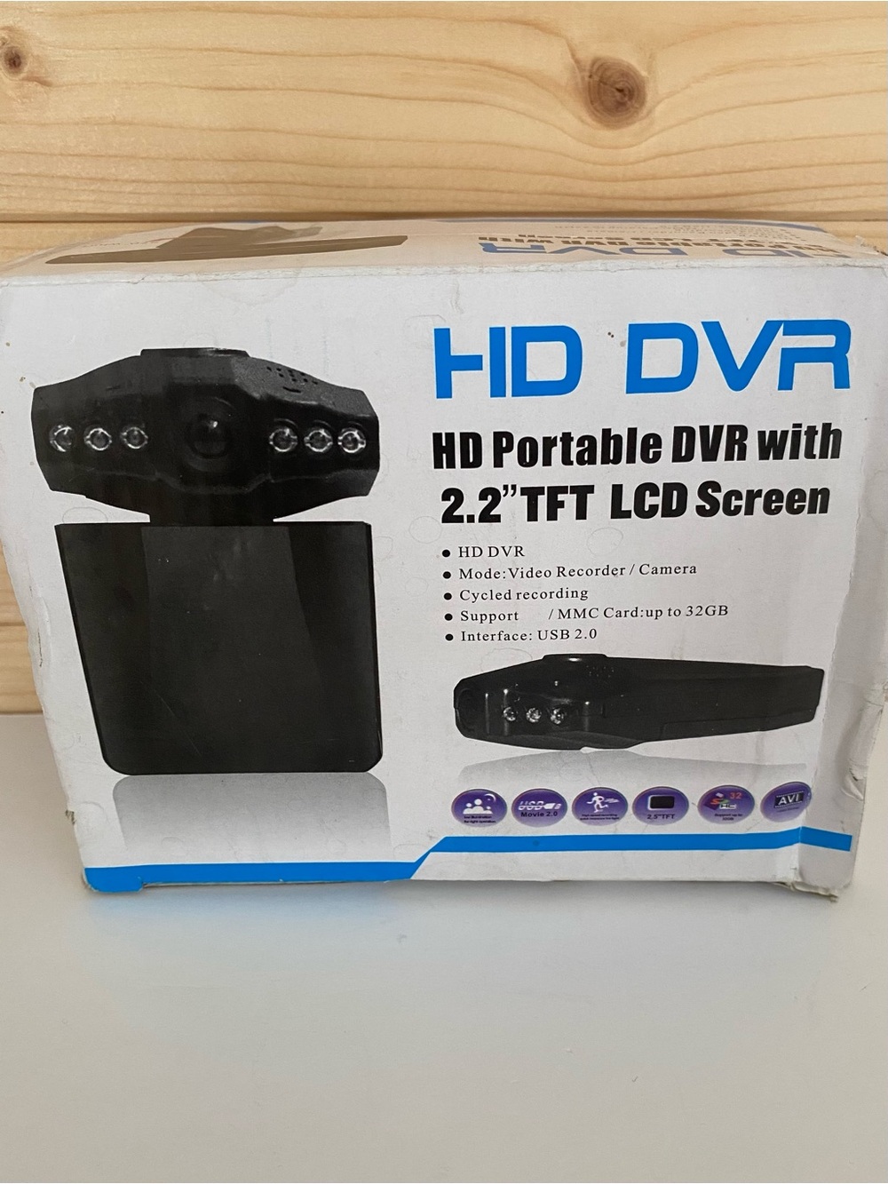 HD Portable DVR Video Recorder Camera 2.2” TFT LCD Display Screen NEW